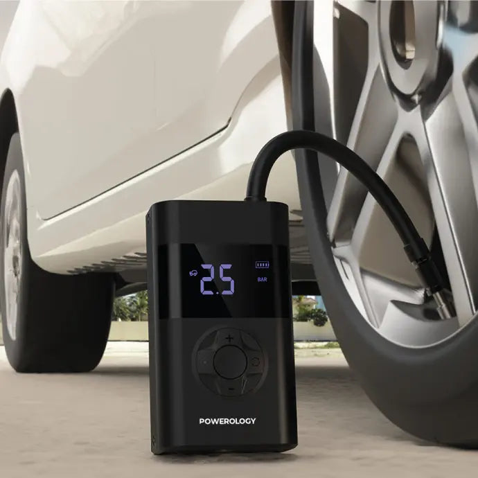 Powerology PP055 Ultra Portable Air Compressor Power Bank 