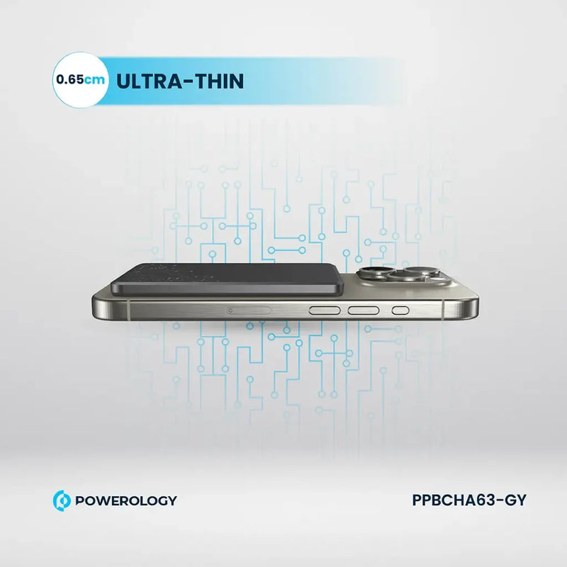 Powerology PP063 Ultra-Thin 5000mAh MagSafe Power Bank