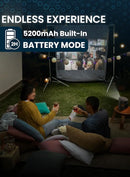 Powerology Rotating Stand Portable Projector