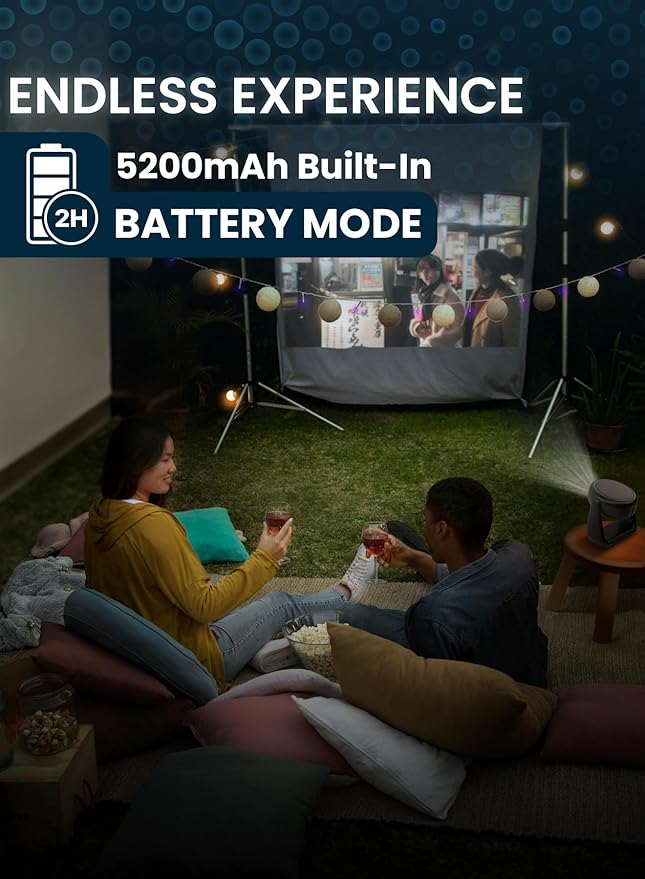 Powerology Rotating Stand Portable Projector