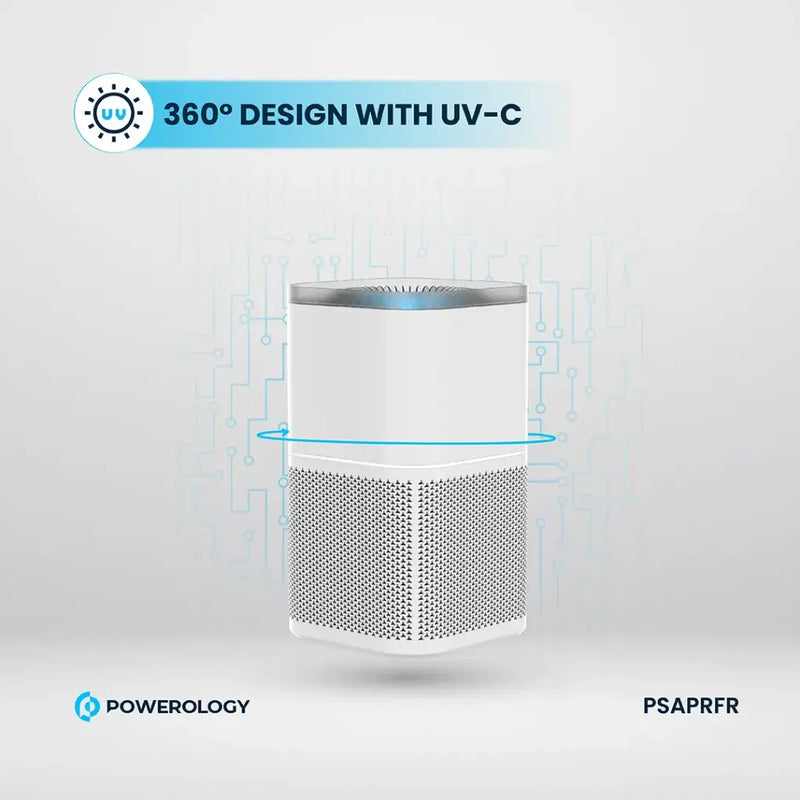 Powerology Smart Air Purifier Eliminate Odor & Smoke