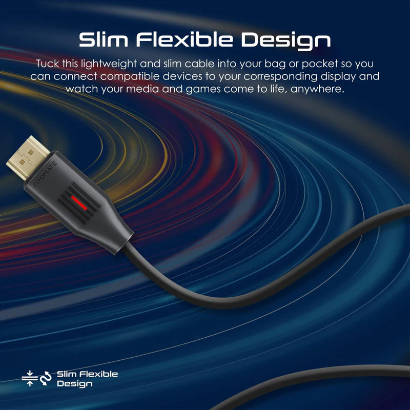 Promate PROLINK4K60-10M HDMI Cable with ethernet