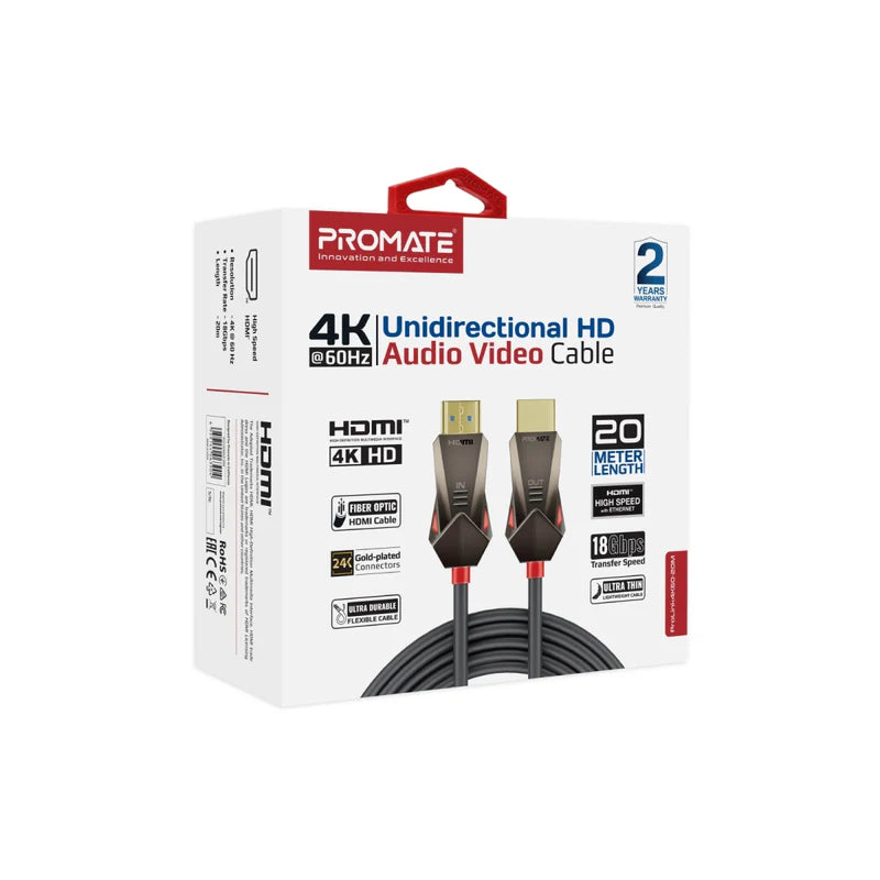 Promate PROLINK4K60-20M HDMI Cable