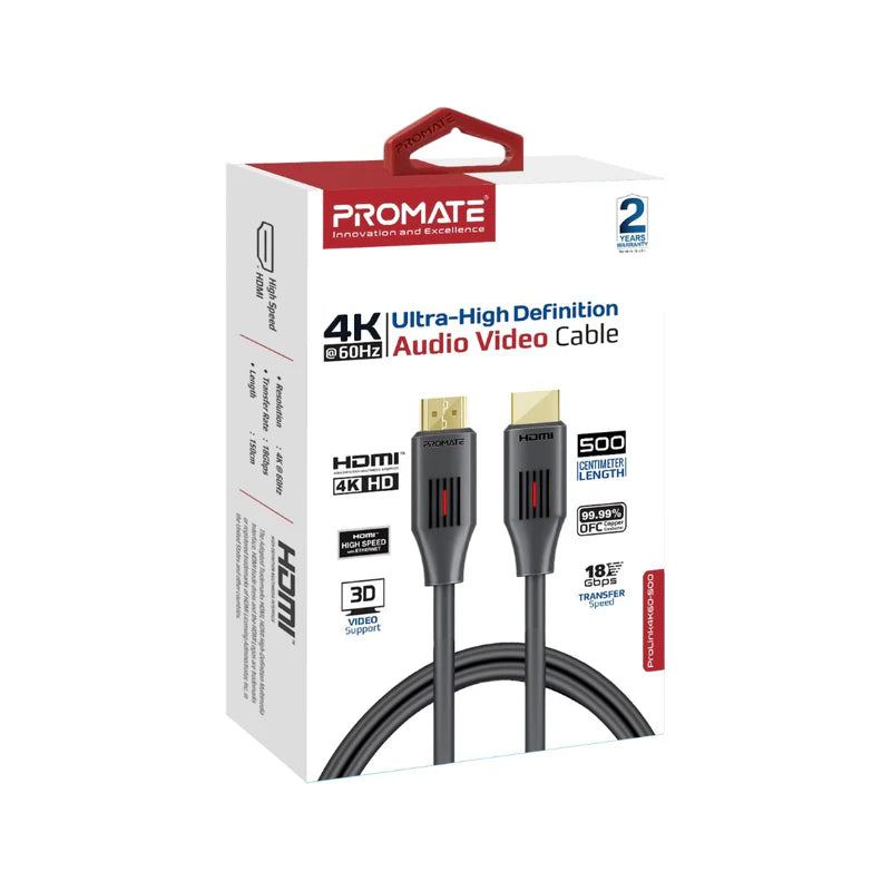Promate PROLINK4K60-500 HDMI Cable