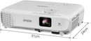 Epson EB-W06 WXGA 3LCD Projector 3700 Lumens