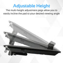 Promate AIRBASE‑1 Laptop Cooling Pad with Silent Fan – Heavy Duty Ergonomic Cooling Stand for Laptops, Notebooks, Gaming, and Professional Workstations