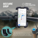 Promate BIKEMOUNT‑2 Quick‑Clamp Bike Mount for Smartphones – Heavy Duty Adjustable Smartphone Holder for Cycling, Outdoor Adventures, Commuting, and Professional Use