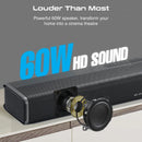 Promate CastBar‑60 60W SoundBar with Subwoofer – High‑Power Premium Audio System for TV, Movies, Gaming, Home Entertainment, and Professional Use
