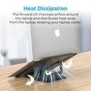 Promate DESKMATE‑5 Multi‑Level Adjustable Laptop Stand – Heavy Duty Ergonomic Laptop Riser for Office, Home, and Professional Workstations
