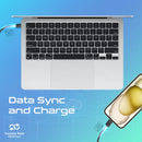 Promate EcoLine-CC200 60W USB-C Cable – High-Speed Durable Charging and Data Transfer Cable for Smartphones, Laptops, and Professional Devices