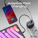 Promate GANPORT4-67PD 67W PD Power Delivery Charger – High‑Speed Compact USB‑C Charger for Laptops, Smartphones, Tablets, and Professional Devices