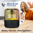 Promate Glitz‑L 10W HD LumiSound® 360° Surround Sound Speaker with LED Light Show and TWS – Premium Portable Wireless Audio System for Events, Parties, Home Entertainment, and Professional Use