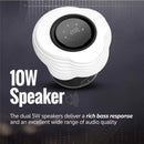 Promate HomeCloud 3-in-1 Cloud Design Wireless Speaker with LED Nightlight and Wireless Charger – Smart Multi-Function Audio System for Home, Office, and Bedroom Use