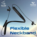 Promate LEAP-200H Wireless Neckband Earphones – Professional Heavy Duty Bluetooth Earphones for Sports, Travel, Office, and Industrial Use