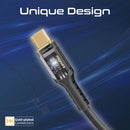 Promate LUCIDLINE-CC120 100W 1.2m USB-C to USB-C Cable – High-Speed Durable Charging and Data Transfer Cable for Laptops, Smartphones, and Professional Devices