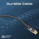 Promate LucidLine-CC200 100W Power Delivery USB-C Cable – High-Speed Durable Charging and Data Transfer Cable for Laptops, Smartphones, and Professional Devices