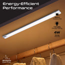 Promate Lumia-60 60cm Rechargeable Light Strip with Motion Sensor – Heavy Duty Professional LED Lighting for Home, Workshop, Garage, and Industrial Applications
