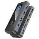 Promate MediaSwitch-KVM 4K@60Hz USB 3.0 KVM Switch – Professional Dual Device Control System for Office, Workstation, and Multimedia Applications