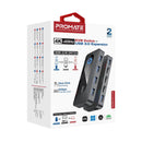 Promate MediaSwitch-KVM 4K@60Hz USB 3.0 KVM Switch – Professional Dual Device Control System for Office, Workstation, and Multimedia Applications