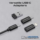 Promate PERK Compact All-in-1 Charging Cable and Travel Kit – Versatile Portable Charging Solution for Smartphones, Tablets, Laptops, and On-the-Go Professionals