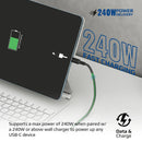 Promate POWERBOLT240-2M 240W Super Speed Fast Charging USB-C Cable – High-Power Durable Cable for Laptops, Smartphones, Tablets, and Professional Devices