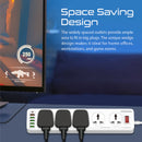 Promate POWERMATRIX‑3M 10‑Port Power Strip – Heavy Duty Multi‑Outlet Power Strip with 3 m Cable for Office, Home, Workshop, and Professional Power Distribution