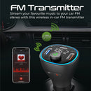 Promate POWERTUNE‑38W Universal Wireless Hands‑Free Kit with FM Transmitter – All‑in‑One Bluetooth Car Audio and Charging System for Smartphones, Vehicles, and Professional Use