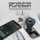 Promate POWERTUNE‑38W Universal Wireless Hands‑Free Kit with FM Transmitter – All‑in‑One Bluetooth Car Audio and Charging System for Smartphones, Vehicles, and Professional Use