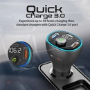 Promate POWERTUNE‑38W Universal Wireless Hands‑Free Kit with FM Transmitter – All‑in‑One Bluetooth Car Audio and Charging System for Smartphones, Vehicles, and Professional Use
