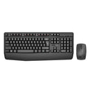 Promate ProCombo-14 Ergonomic Wireless Keyboard – Full Size Comfortable Typing Keyboard for Office, Home, and Professional Productivity Use