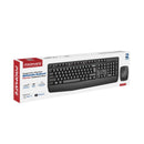 Promate ProCombo-14 Ergonomic Wireless Keyboard – Full Size Comfortable Typing Keyboard for Office, Home, and Professional Productivity Use