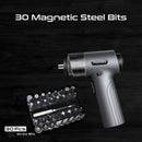 Promate PROTOOLS‑31G 36‑Piece Wireless Electric Screwdriver Kit – Heavy Duty Professional Power Screwdriver Set for Electronics, Automotive, Workshop, and Home Maintenance