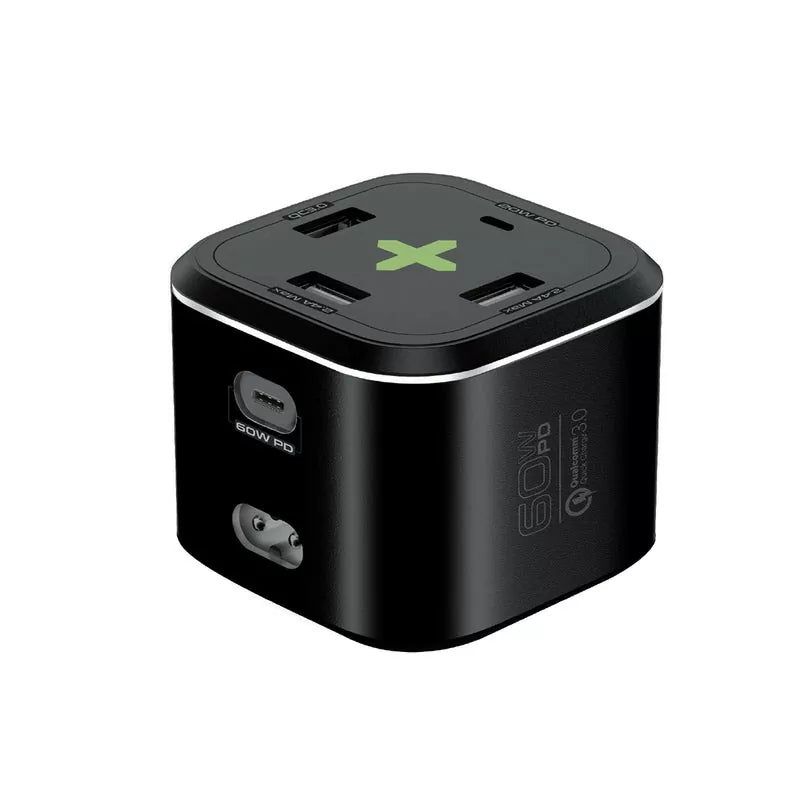 Promate 80W Quick Charging Multi-Port Charging Station (PowerCube-PD80)