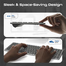 Promate ProKeys-X2 Wireless Keyboard – Full Size High-Performance Typing Keyboard for Office, Home, and Professional Productivity Use