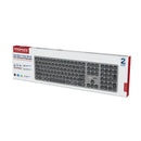 Promate ProKeys-X2 Wireless Keyboard – Full Size High-Performance Typing Keyboard for Office, Home, and Professional Productivity Use
