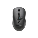 Promate Samo Dual Mode Rechargeable Wireless Mouse – Bluetooth & 2.4GHz Ergonomic High Precision Rechargeable Optical Mouse for Office, Home, Laptop, and Professional Use