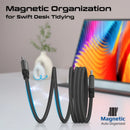 Promate SPRINGY 60W Magnetic Self-Organizing Cable – Professional Heavy Duty Fast Charging and Data Transfer Cable for Home, Office, Workshop, and Travel Use