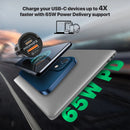 Promate TRANSDRIVE‑65W Mini Car Charger – High‑Speed USB‑C Power Delivery Car Charger for Smartphones, Tablets, and Professional Devices