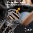 Promate TRANSDRIVE‑65W Mini Car Charger – High‑Speed USB‑C Power Delivery Car Charger for Smartphones, Tablets, and Professional Devices