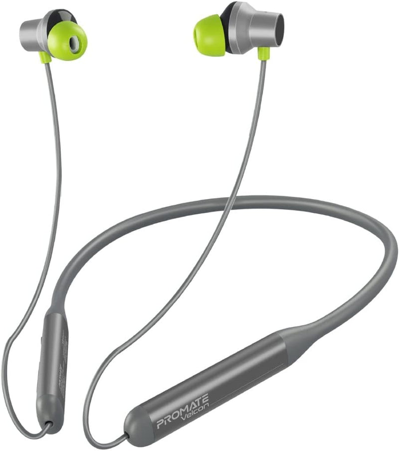 Promate Velcon High-Definition ANC Wireless Neckband Earphones 