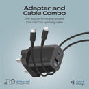 Promate CHARGEKIT-25PDI 25W Power Delivery Dual Port Adapter