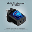 Promate CHARGEKIT-25PDI 25W Power Delivery Dual Port Adapter