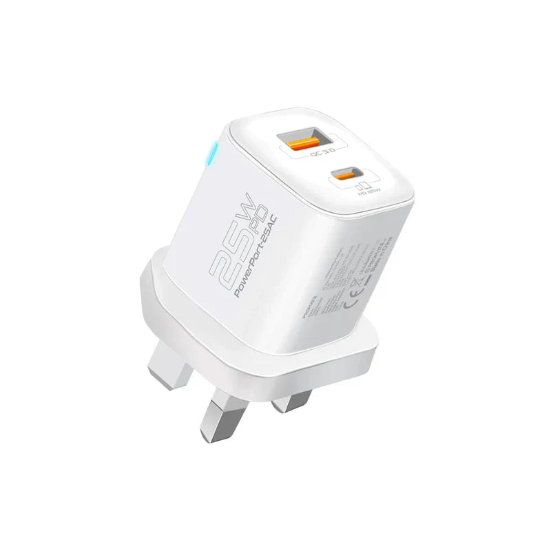 Promate Powerport-25AC 25W Power Delivery USB-C Wall Charger