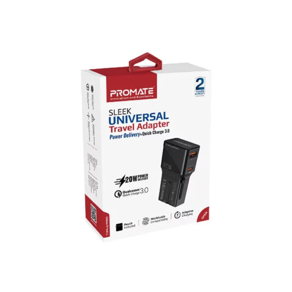 Triplug Promate TRIPLUG-IS2 Triplug Universal Travel Adapter | Digital Store ...