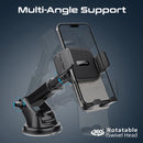 Promate TransHold-EXT Secure Smartphone Holder Kit with Multiple Mounting Options