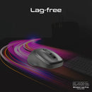Promate UNIGLIDE EZGrip Ergonomic Wireless Mouse – Precision Engineered Wireless Mouse for Office, Gaming, Professional, and Home Use