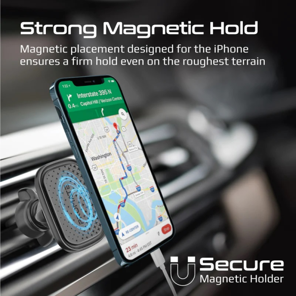 Promate VentMag-XL SecureGrip AC Vent Magnetic Smartphone Holder