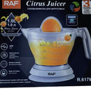 RAF R.617W 1L Citrus Juicer Electric Kitchen Juicer – Powerful Motor, Auto Reverse Function, Easy-Clean Removable Parts for Fresh Juice at Home