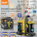 RAF R.8775 1200W Portable Carpet Cleaner &amp; Mite Remover – High-Suction Upholstery Vacuum with Deep Cleaning, Dust Mite Removal and Compact Handheld Design