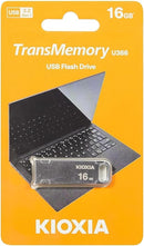 Kioxia 16GB TransMemory U366 USB 3.2 Flash Disk Metallic - LU366S016GG4